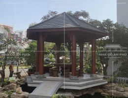 Nhà chòi lục giác một mái